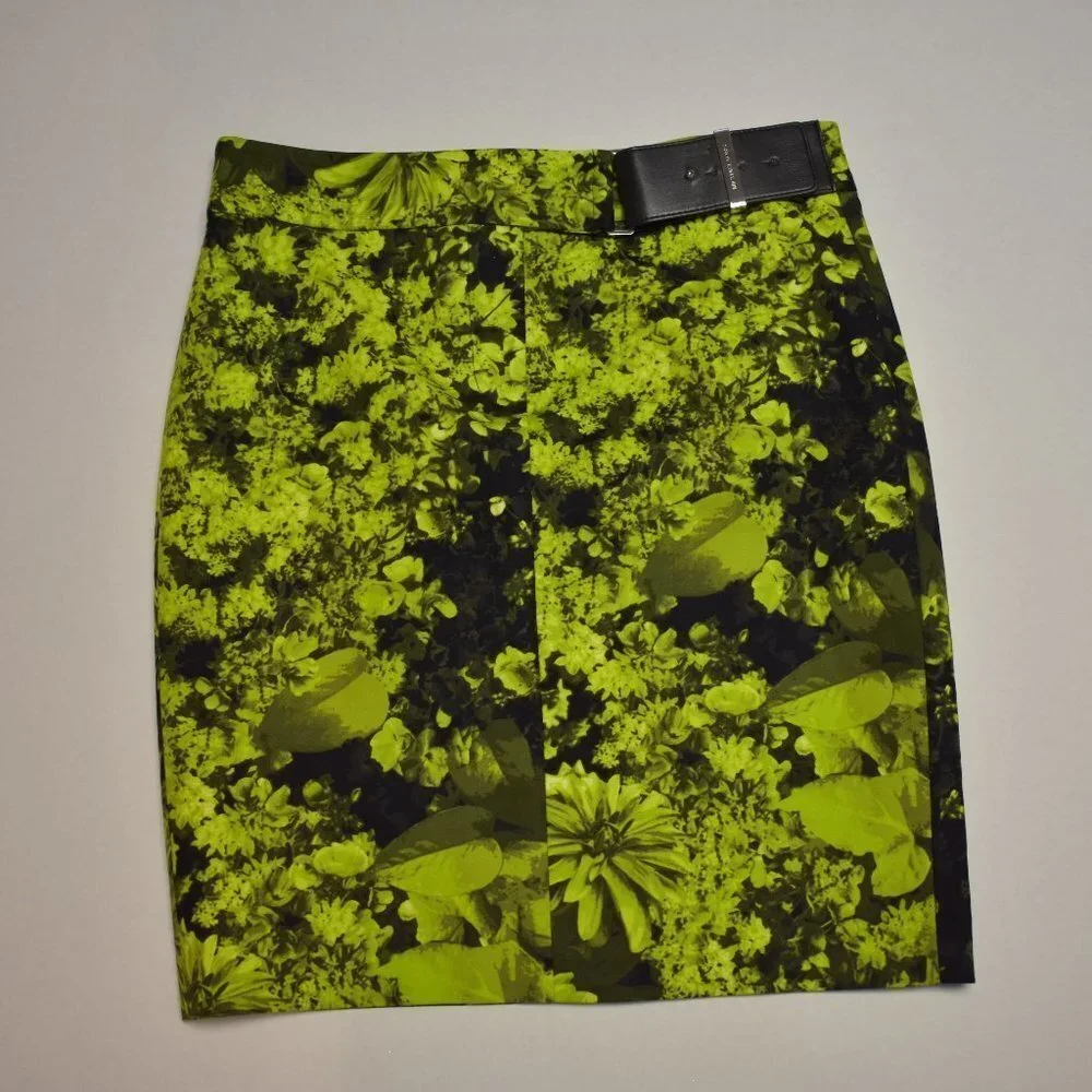 MICHAEL‎ KORS ENGLISH GARDEN PENCIL SKIRT sz 6